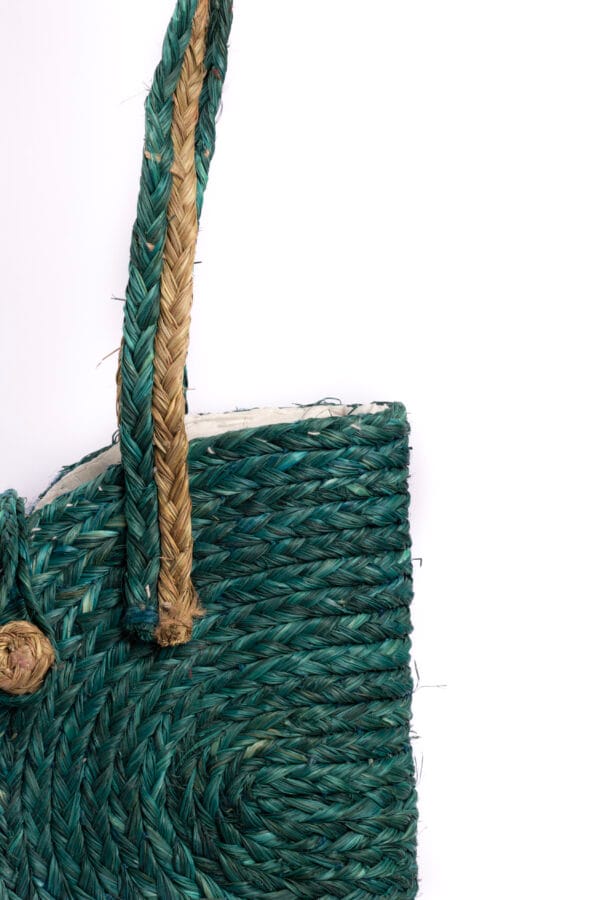 Handwoven Dual Colour Butterfly Pattern Tote Bags - Image 7
