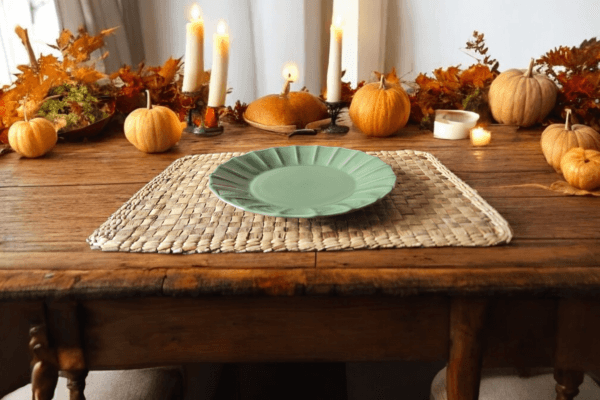 Handwoven Water Hyacinth Rectangle Placemats - Image 2