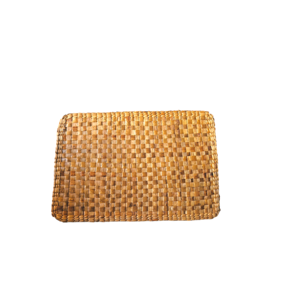 Handwoven Water Hyacinth Rectangle Placemats - Image 4