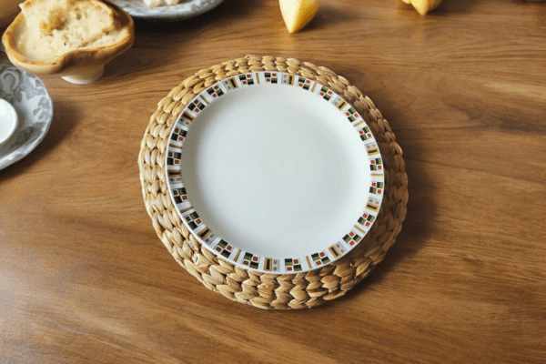 Handwoven Water Hyacinth Round Placemats