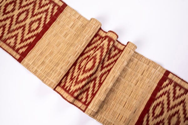 Handwoven Madurkathi Red Placemats/ Tablemats - Image 3