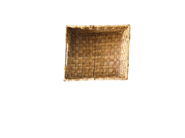 Handwoven Water Hyacinth Basket - Image 4